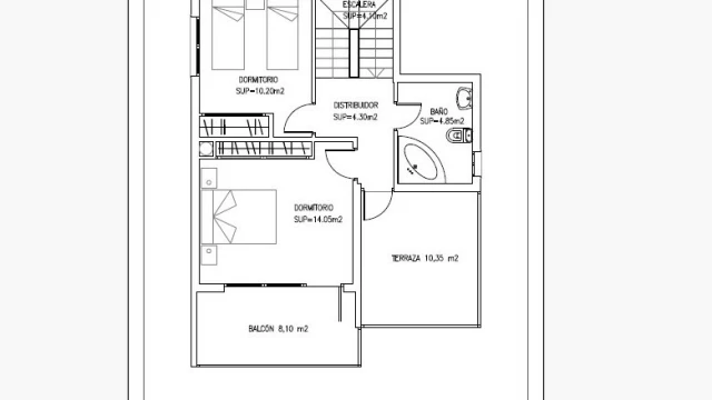 Вилла в два этажа с видом на горы в городе Busot