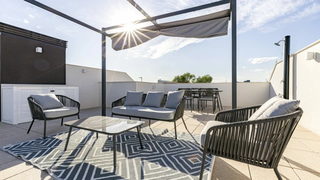 Новая к вартира с солярием в жилом комплексе в Pilar de la Horadada