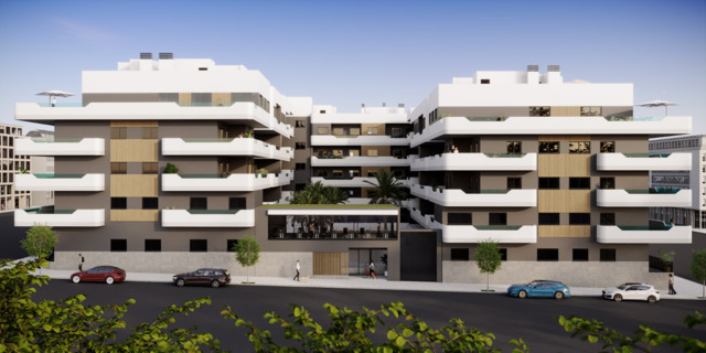 Apartamentos junto al mar en urbanización cerrada en Punta Prima - 10