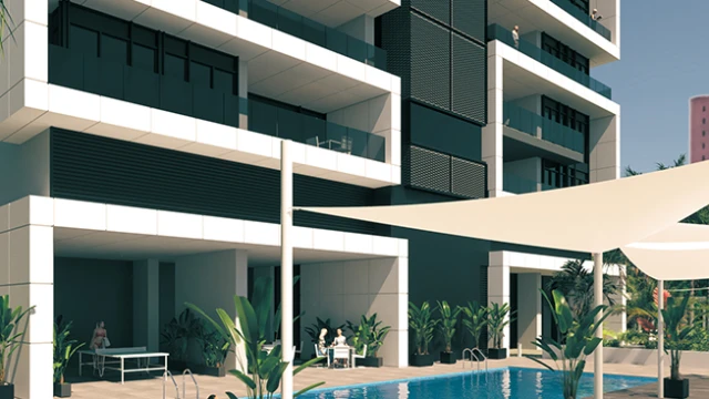 Lujosos apartamentos en una de las zonas más populares de Benidorm.