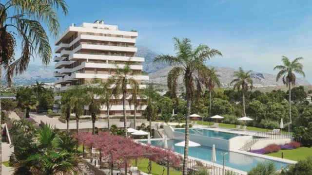 Новые апартаменты с двумя спальнями в городе Villajoyosa