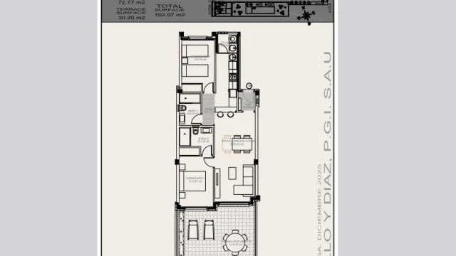 Новая квартира с двумя спальнями в жилом комплексе в городе Торревьеха