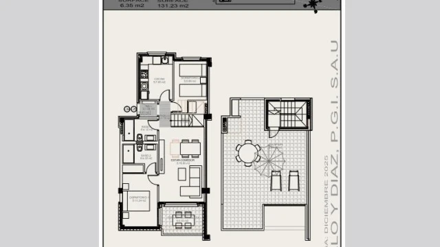 Новая квартира с собственным солярием в городе Торревьеха