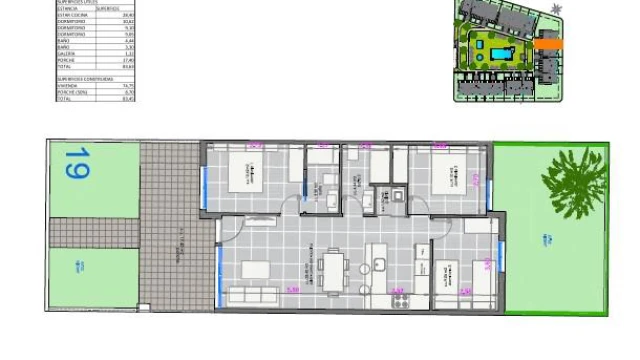 Просторная квартира в закрытом комплексе в Пилар-де-ла-Орадада