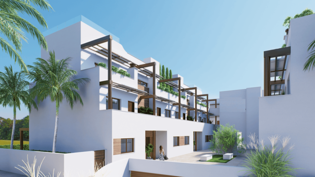 Бунгало на нижнем этаже комплексе в Torre de la Horadada