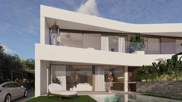 Новая вилла в жилом комплексе в Gran Alacant