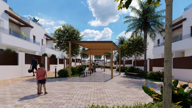 Таунхаус в городе Ориуэла в урбанизации закрытого типа Vistabella Golf