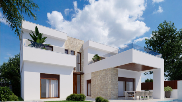 Новая вилла с четырьмя спальнями  в городе Ориуэла