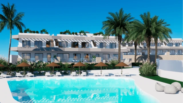 Бунгало с двумя спальнями в комплексе в городе Финестрат