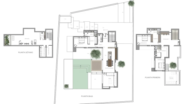 Вилла с видом на море и горы в La Nucia