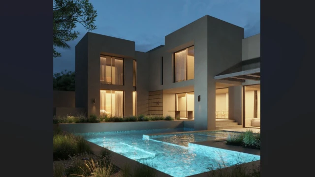 Вилла с видом на море и горы в La Nucia