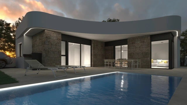 Новая отдельная вилла в городе Лос-Монтесинос