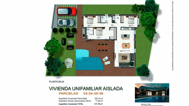 Новая отдельная вилла в городе Лос-Монтесинос