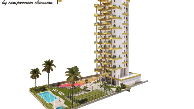 Современная новая квартира в Кальпе 3 спальни 153 м2