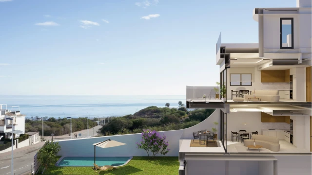 Apartment with its own garden in La Mata