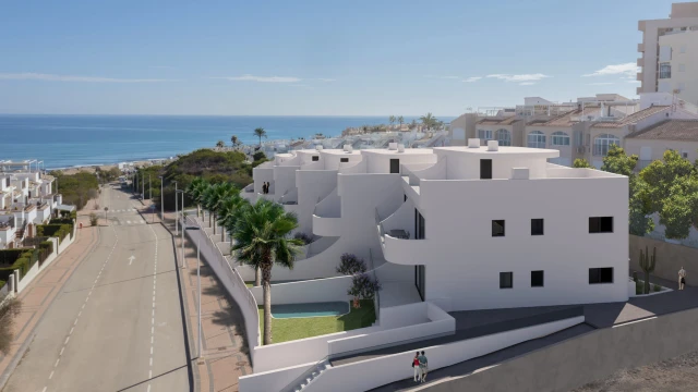 Apartment with its own garden in La Mata