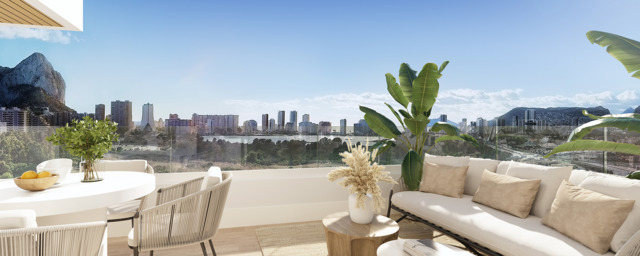 Апартаменты на берегу Средиземного моря в Кальпе