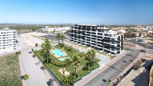 Квартира с двумя спальнями в новом жилом комплексе