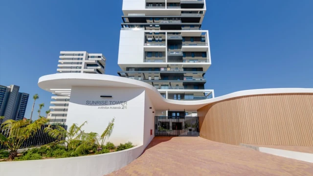 Квартира с 3 спальнями и панорамным видом — 11 этаж, Sun Rise Tower, Кальпе