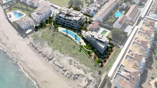 Апартаменты с двумя спальнями с видом на море в Dénia