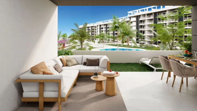 Современная квартира с видом на море в районе Ла Мата