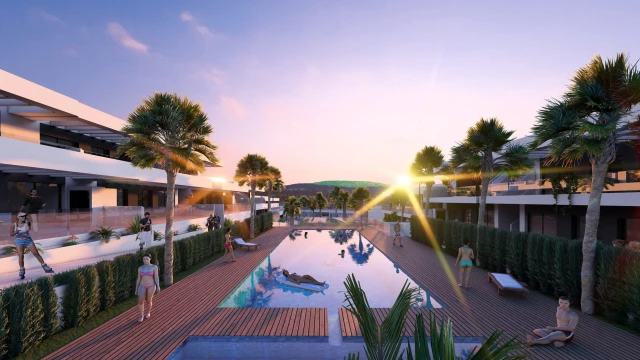 Новая квартира у гольф полей в городе Альгорфа