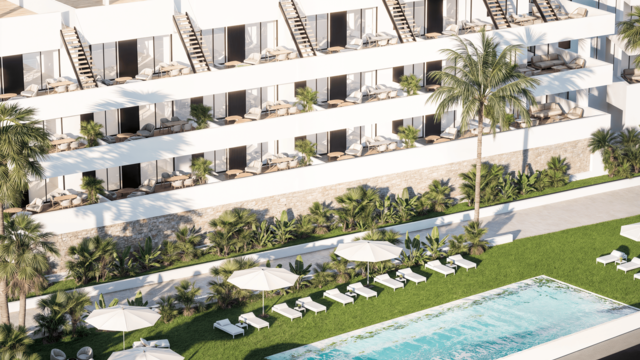 Апартаменты в современном стиле в новом комплексе​ в городе Финестрат