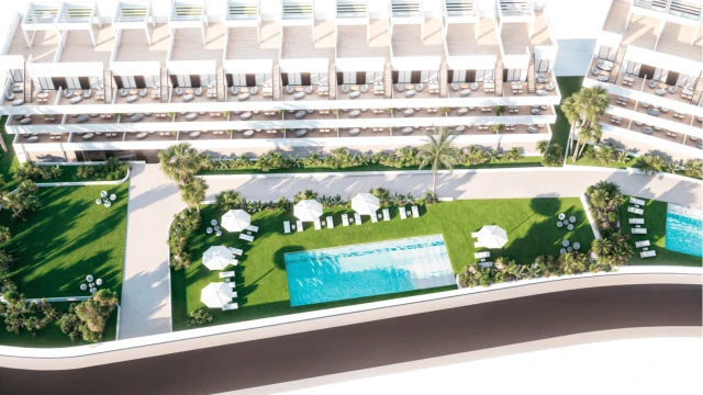 Апартаменты с двумя спальнями в городе Финестрат