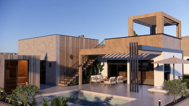 Роскошная вилла в закрытом жилом комплексе в городе Полоп