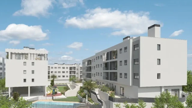 Новая квартира с двумя спальнями в Аликанте