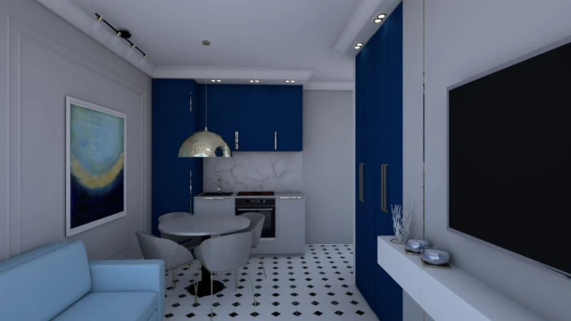 Квартира-студия в Торревьехе с дизайнерским ремонтом