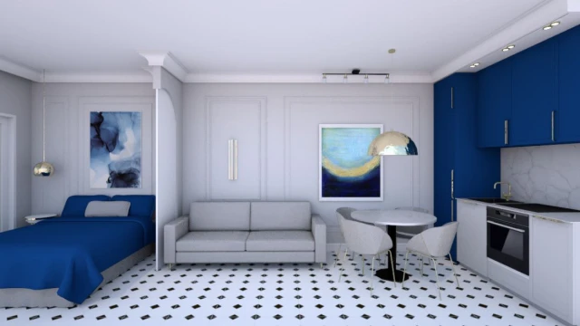 Квартира-студия в Торревьехе с дизайнерским ремонтом