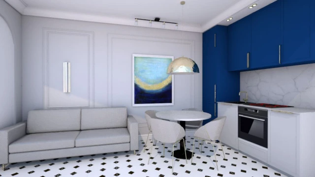 Квартира-студия в Торревьехе с дизайнерским ремонтом