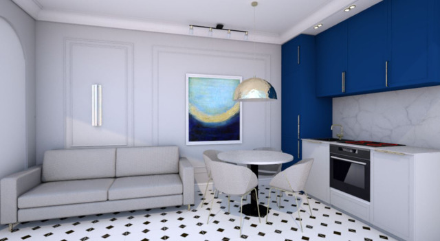 Квартира-студия в Торревьехе с дизайнерским ремонтом