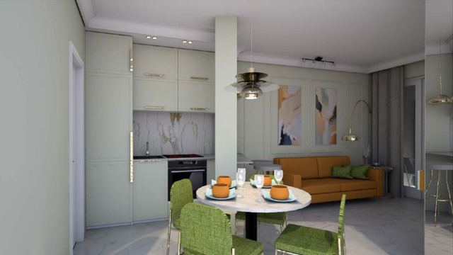 Современная квартира-студия в центре Торревьехи