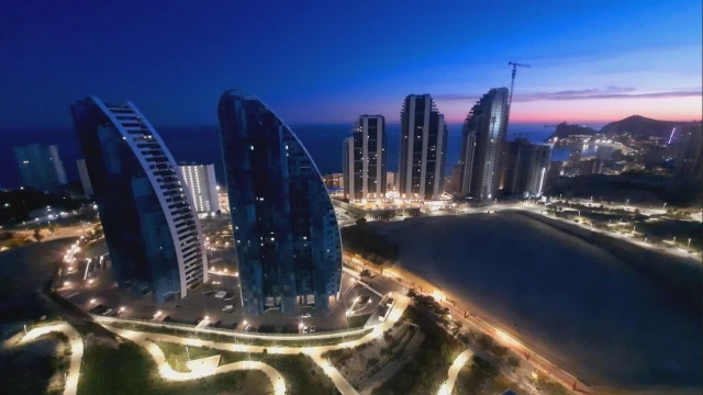 Квартира с панорамным видом в городе Бенидорм