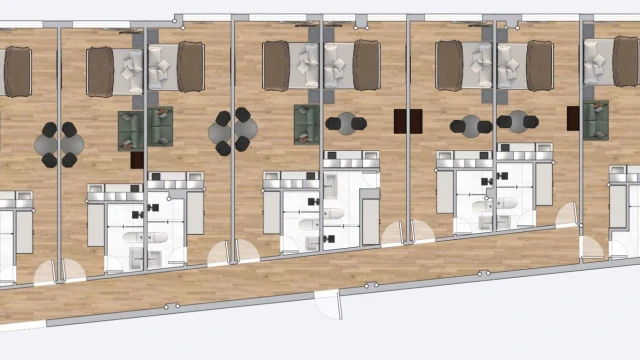 Здание гостиницы с 8 апартаментами в городе Бенидорм
