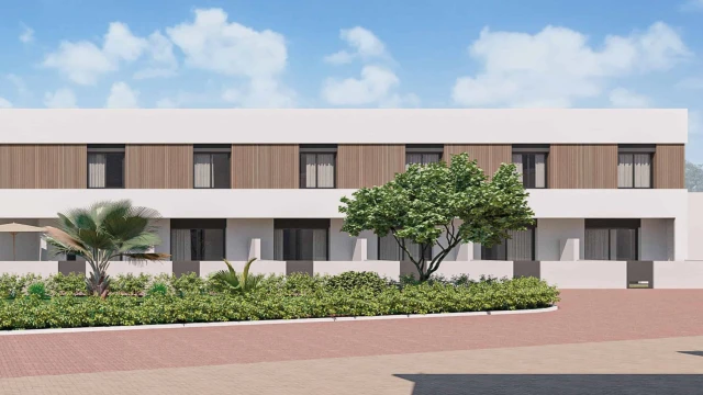 Таунхаус с тремя спальнями в новом комплексе