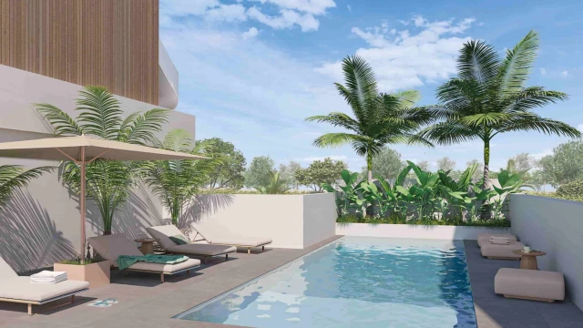 Таунхаус с двумя спальнями в новом комплексе