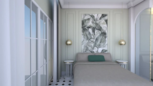 Современная квартира-студия на берегу Средиземного моря