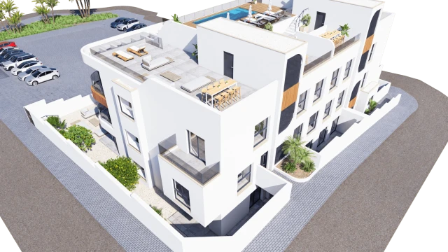 Апартаменты на нижнем этаже от застройщика в Бенихофар