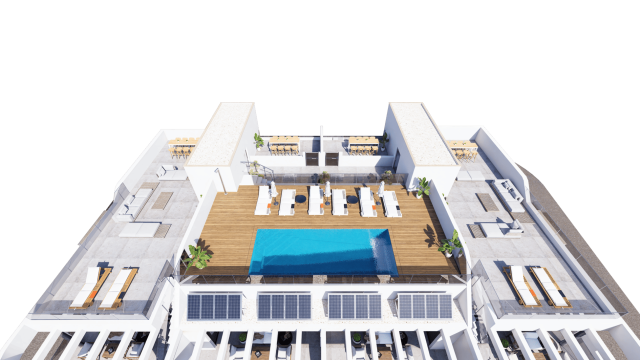 Пентхаус с тремя спальнями в Бенихофар