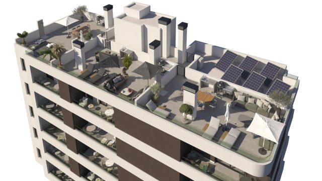 Новые апартаменты у моря в Santa Pola