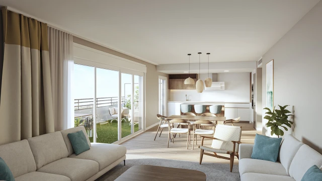 Квартира с двумя спальнями в городе Аликанте