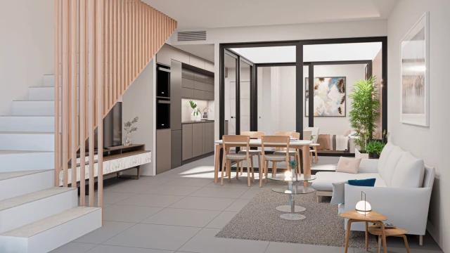 Новый таунхаус с тремя спальнями в Сан-Педро-дель-Пинатар