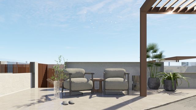 Бунгало на верхнем этаже в Пилар-де-ла-Орадада