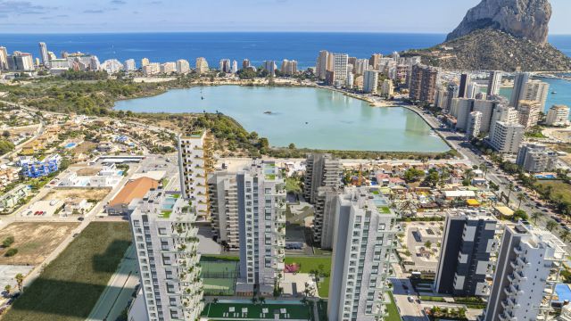 Apartamento con 3 dormitorios en Calpe con vistas al Peñón de Ifach