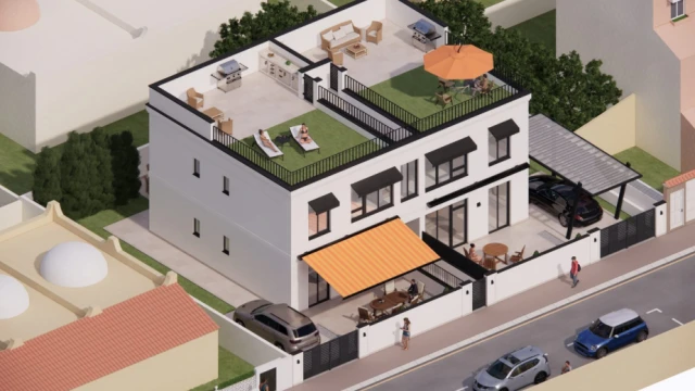 Эксклюзивные бунгало в современном средиземноморском стиле