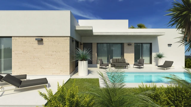 Современные виллы в спокойной жилой зоне на юге