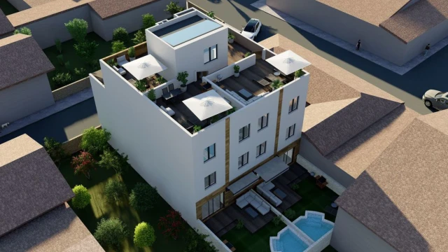 Современное здание с 7 квартирами и видами на море